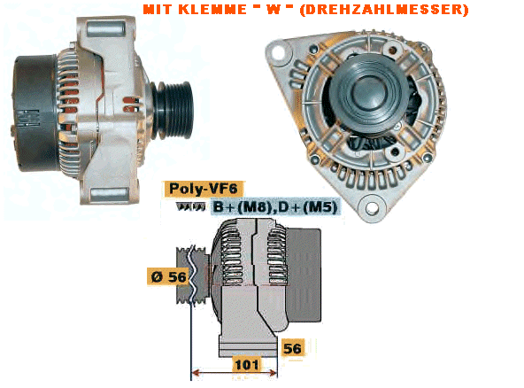 FRIESEN Lichtmaschine Mercedes 9040180 - ATU