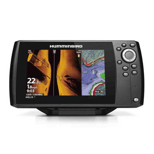 Humminbird Helix 7 G4 Chirp + oldalra néző halradar