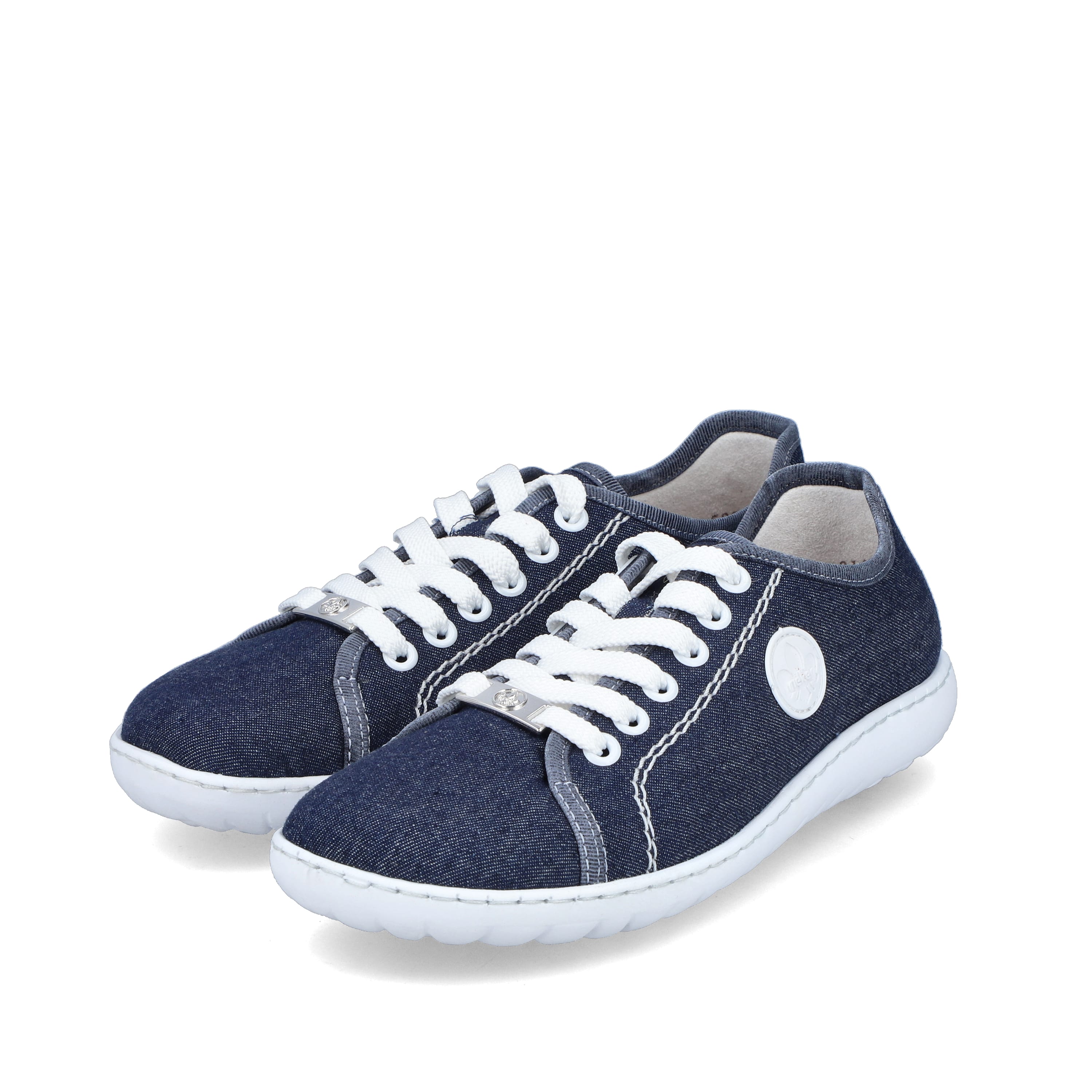 Rieker Damen Schnürschuhe marineblau