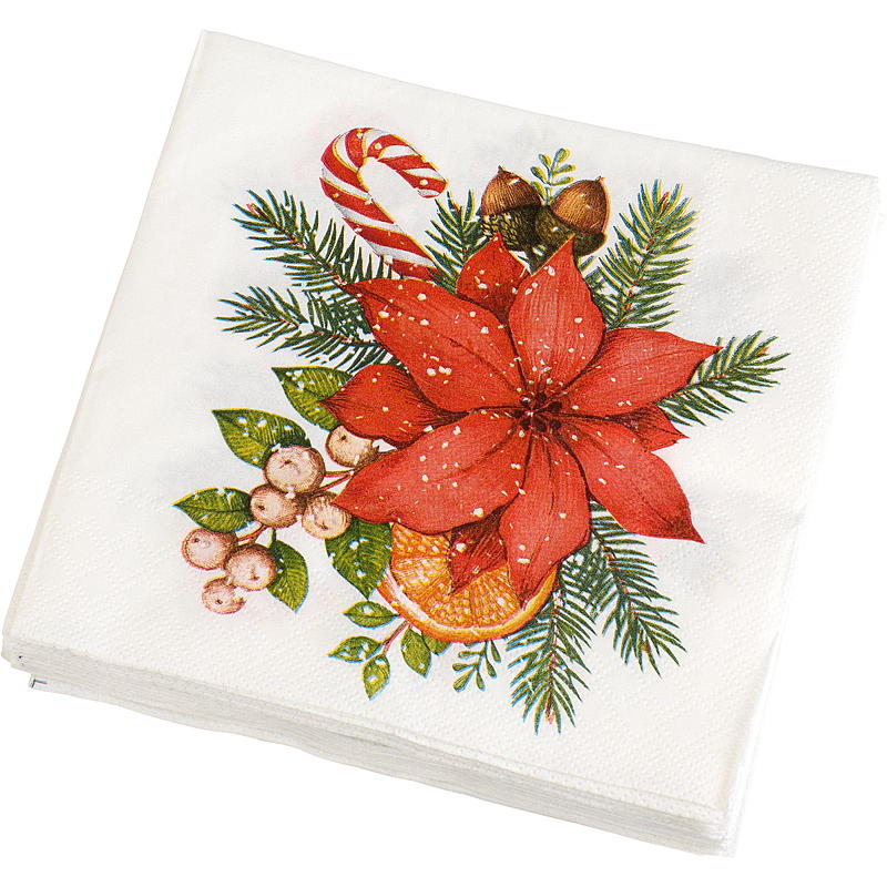 Vie Eco Servietter 20-pk 33x33 cm, julemotiv