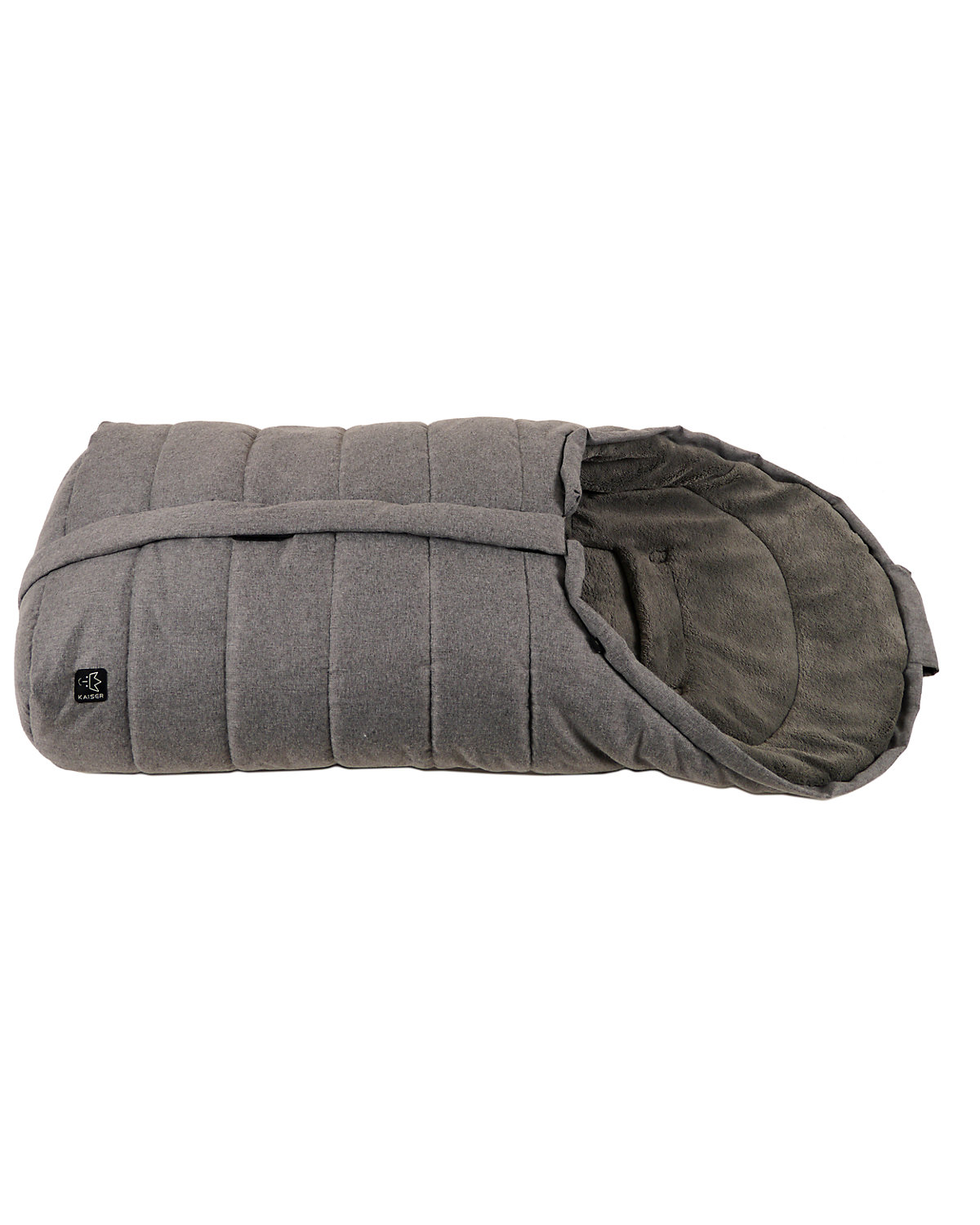 Thermo Fußsack ELLA für Babyschale und Kinderwagen , anthrazit melange