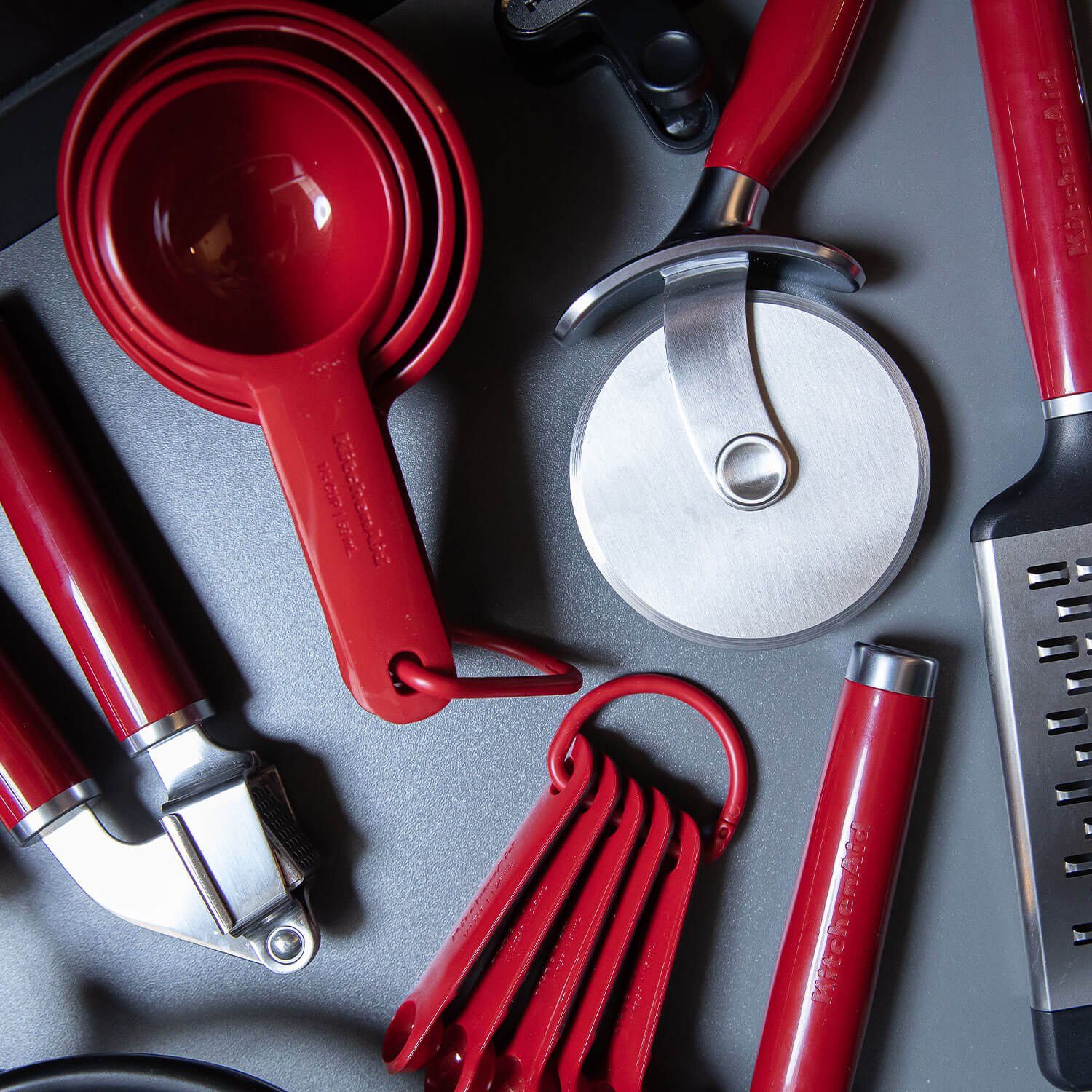 KitchenAid Messbecher KitchenAid Messbecher-Set 4-tlg. empire rot