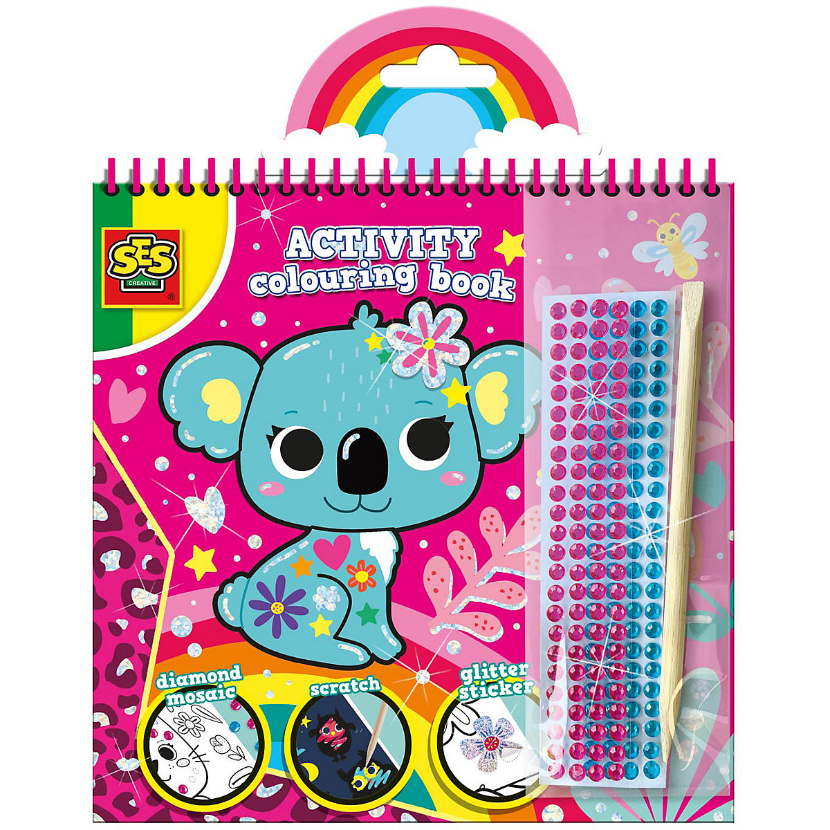 Activity-Malbuch Diamanten 3 in 1