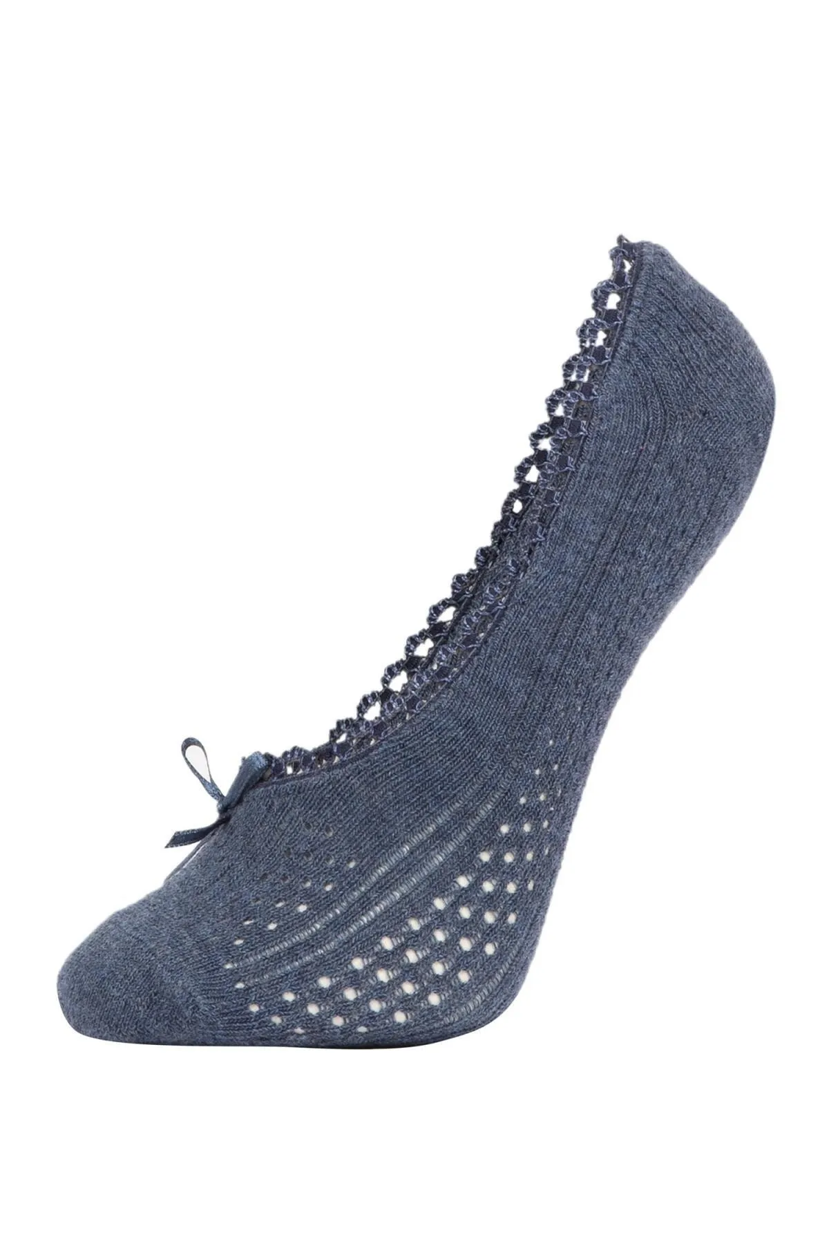 DeFacto  Ballerinasocken aus Baumwolle mit Applikation für Damen, 3-teilig, Z9631azns