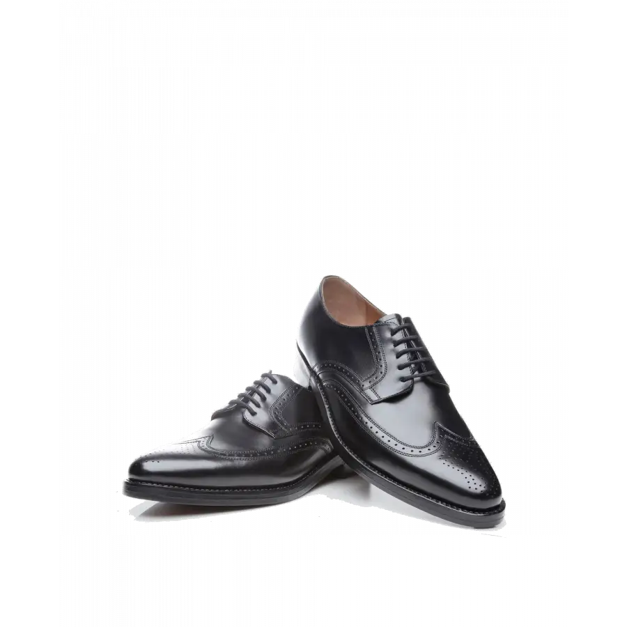 Heinrich Dinkelacker - Businessschuhe Derby LUZERN FULL-BROGUE BC Kalbsleder - schwarz