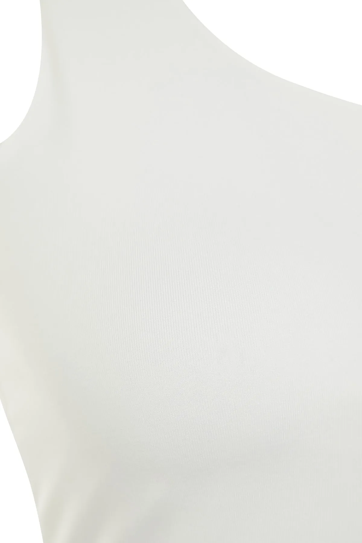 Trendyol Collection  Ecrufarbenes, tailliertes/flexibles Strickunterhemd mit quadratischem Kragen TWOSS23AL00037