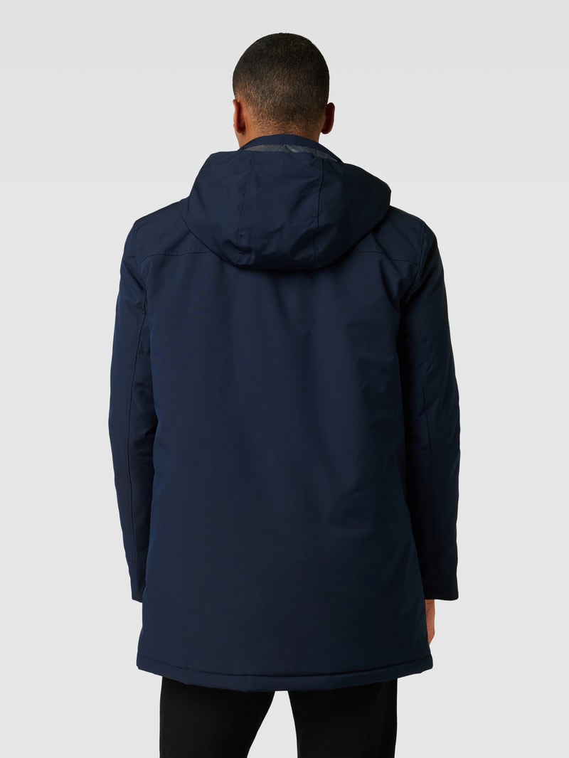 Jacke mit Kapuze in marineblau