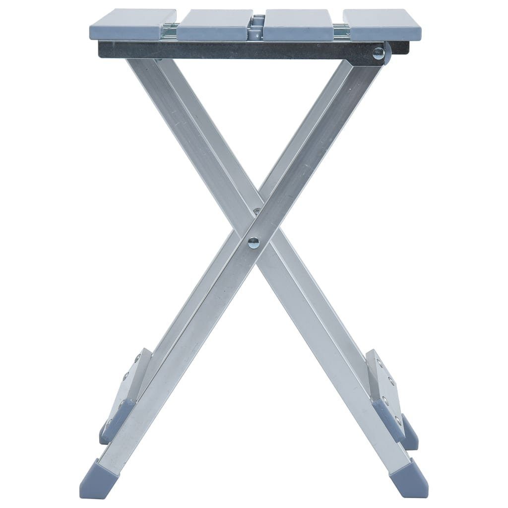 vidaXL Gartentisch Campinghocker Aluminium 28 x 26 x 39 cm