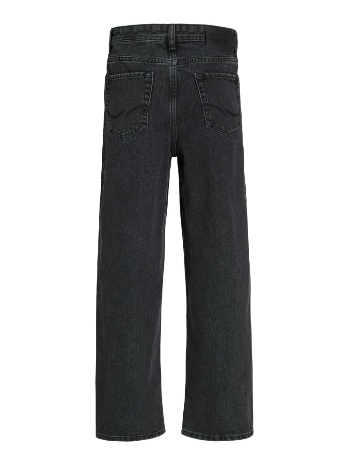 JACK & JONES Junior Jeans Baggy Fit JJIALEX JJORIGINAL MF 823 JNR in black denim günstig kaufen