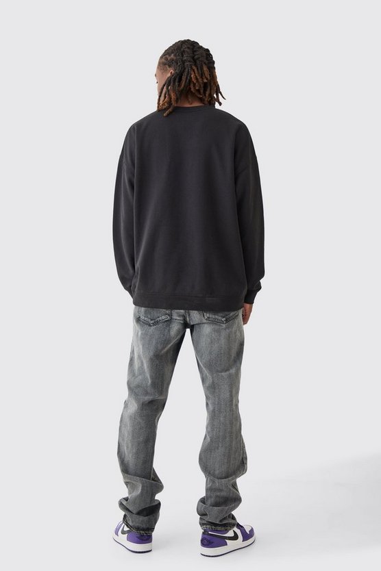 Oversize Sweatshirt mit lizenziertem Tiger-Print