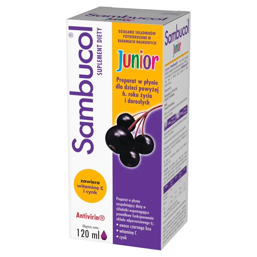 Sambucol Junior, Σιρόπι ενίσχυσης του ανοσοποιητικού συστήματος για παιδιά από 6 ετών