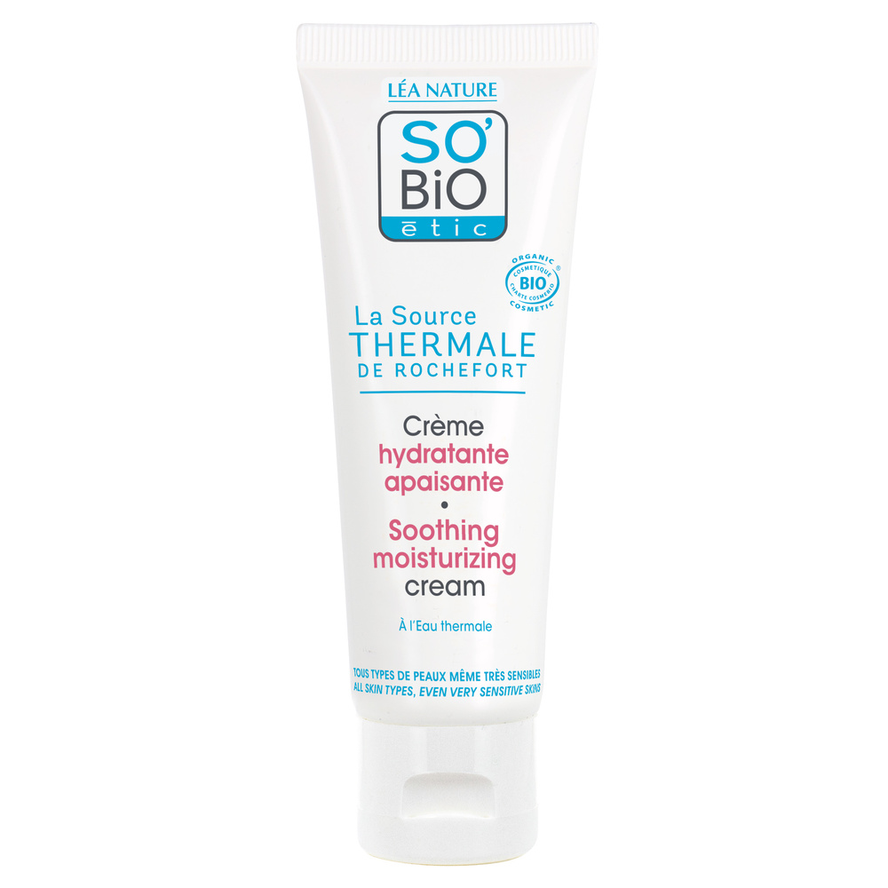 LÉA NATURE SO BiO étic Crème hydratante¹ apaisante, haute tolérance - Eau thermale de Rochefort Crème