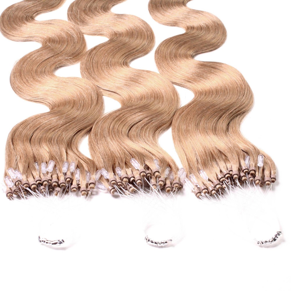 hair2heart Extensions à froid cheveux naturels #12 Blond miel 0.5g extensions