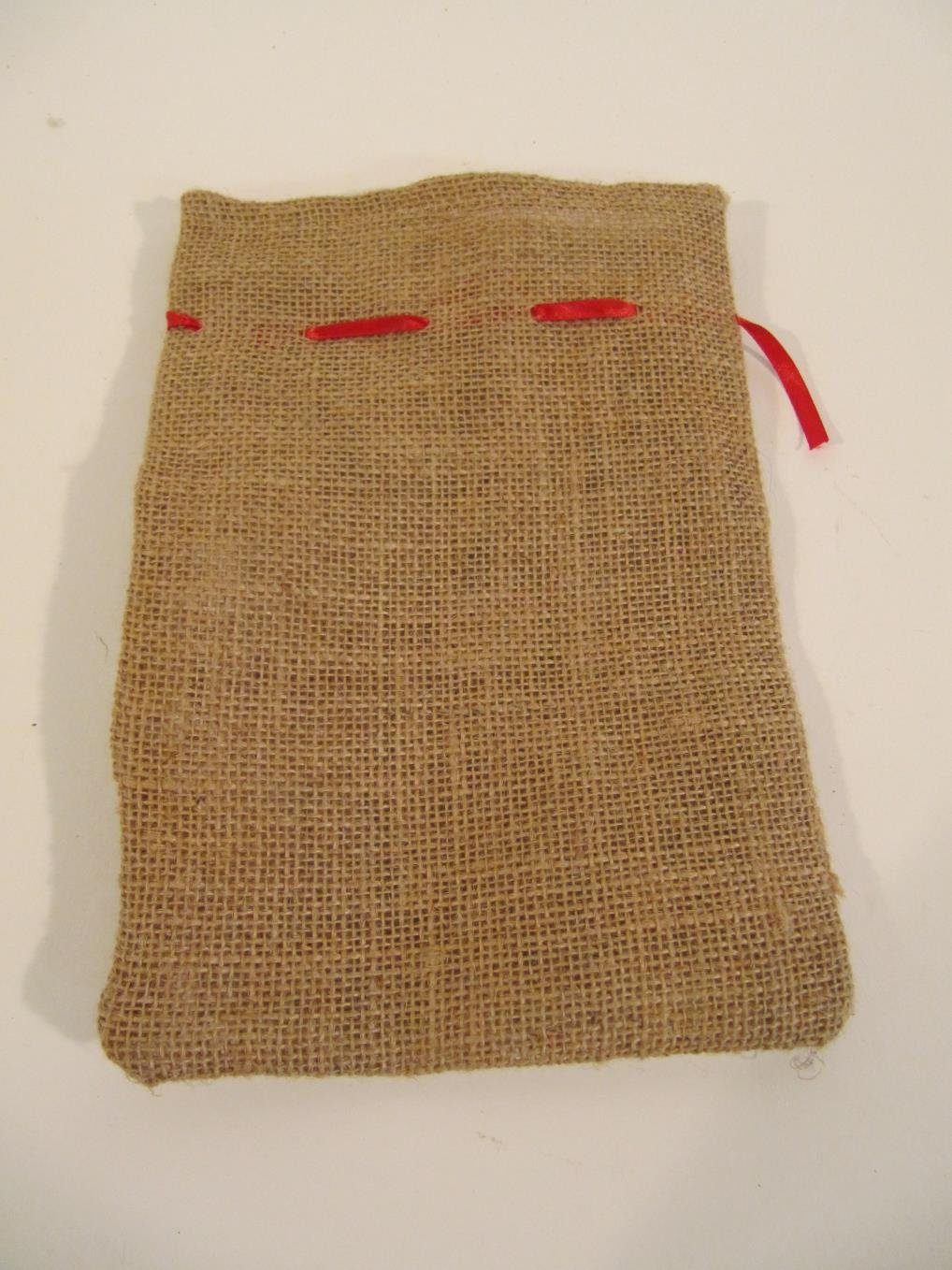 Feliwa 10 x Jutesäckchen 50x24 cm Jutesack Natursack Pflanzschnur