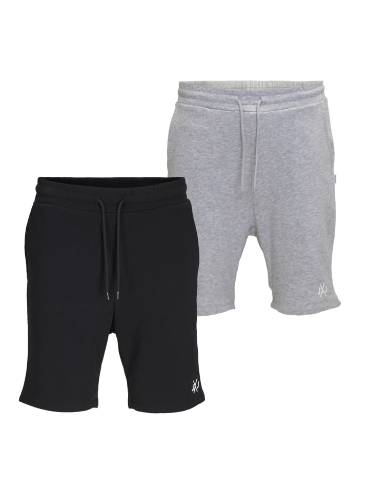 Jack & Jones Sweat Shorts - JPSTGORDON JJBRAD SWEAT SHORTS 2-Pack in GORDON 2er Pack 2 günstig kaufen
