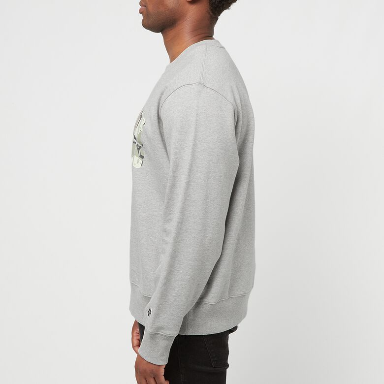 Billionaire Boys Club Camo Arch Logo Crewneck heather grey