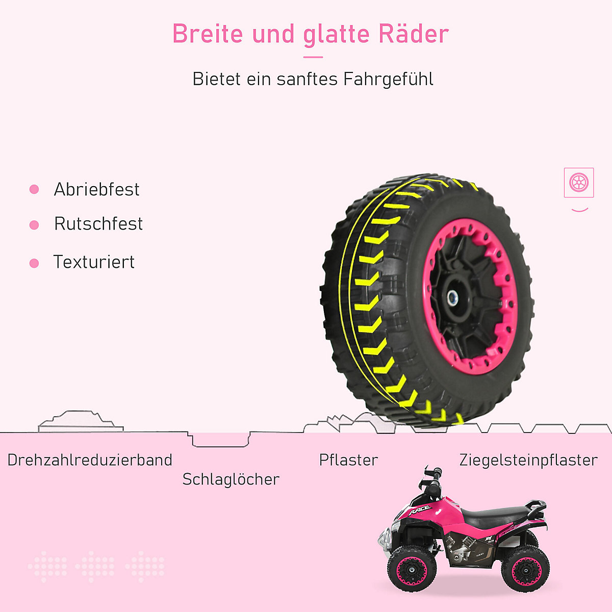 Rutscherfahrzeug mit Licht und Musik