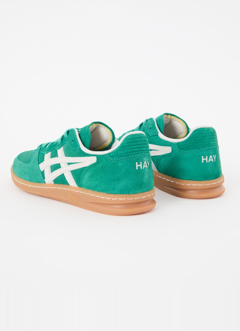 Teniși ASICS x HAY Skyhand OG din piele întoarsă cu detalii din piele