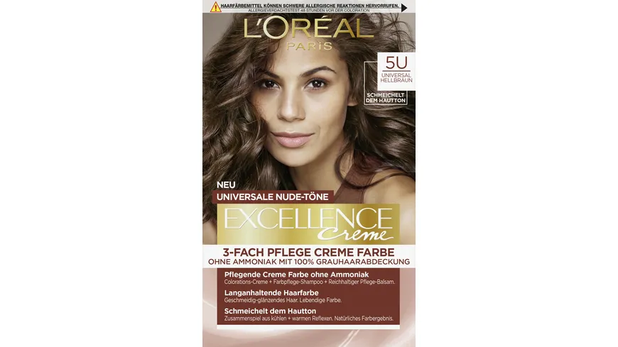 L'Oréal Paris Excellence Creme 5U - universalhellbraun