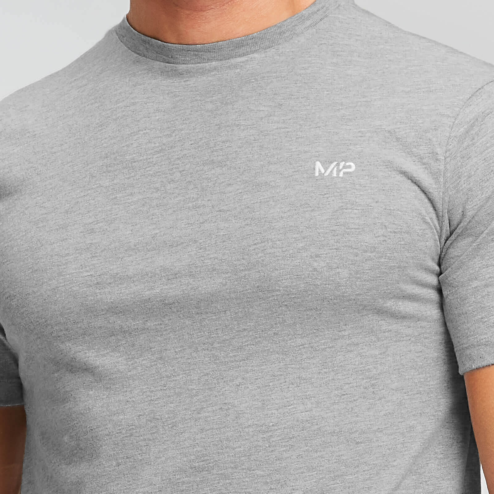 T-shirt MP pour hommes – Gris chiné