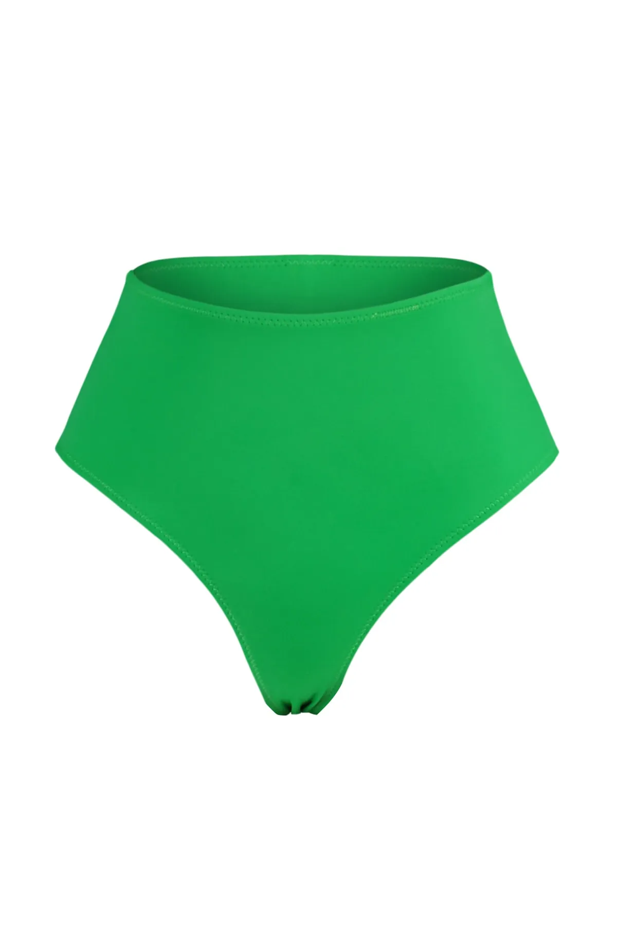 Trendyol Collection  Grüne Bikinihose mit hoher Taille und normaler Passform TBESS21BA0057