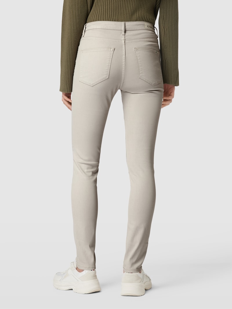 Jeans mit 5-Pocket-Design Modell 'CELIA' in sand