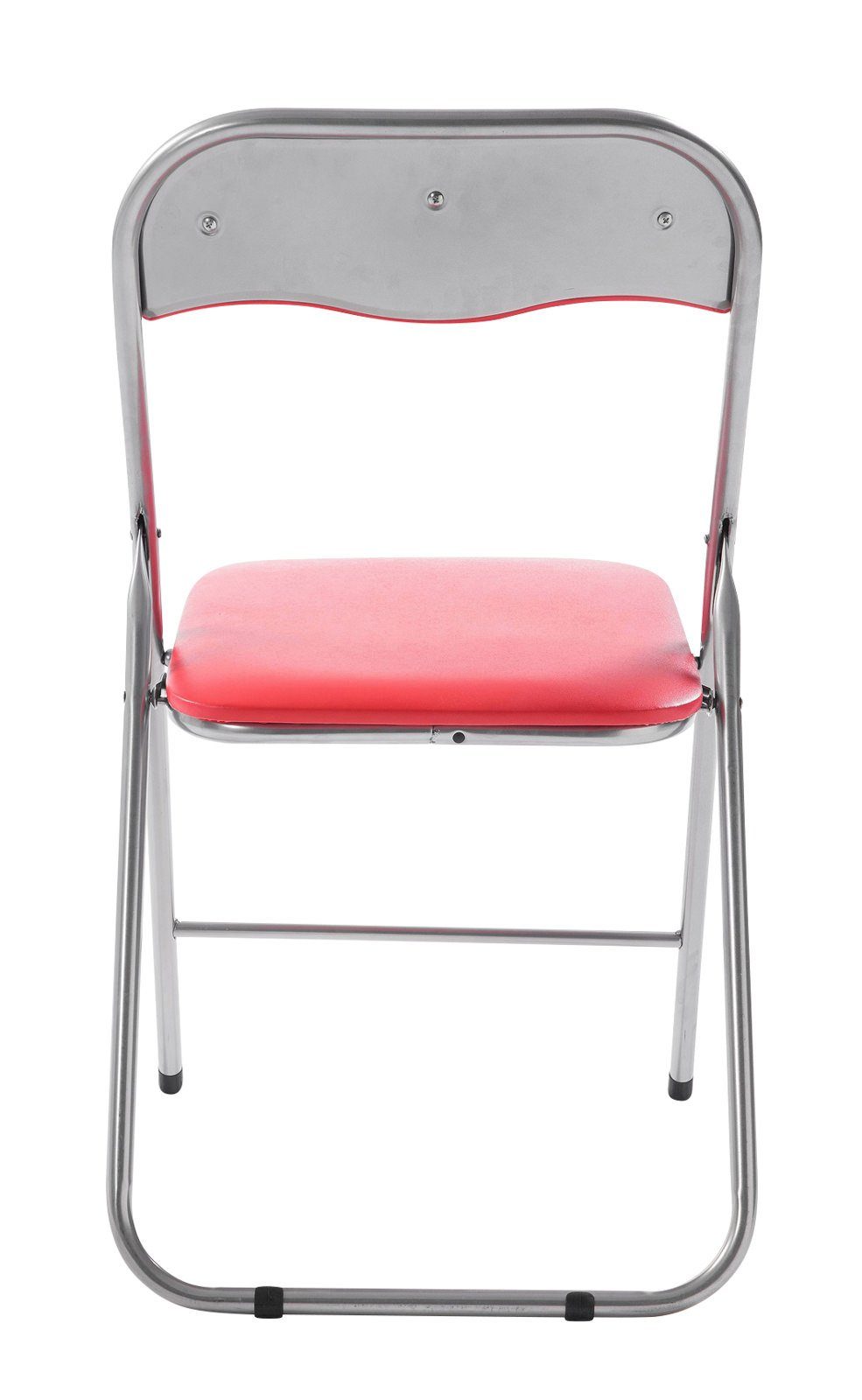 CLP Klappstuhl Felix, Klappbarer mit Kunstleder PVC Sitz Gepolstert