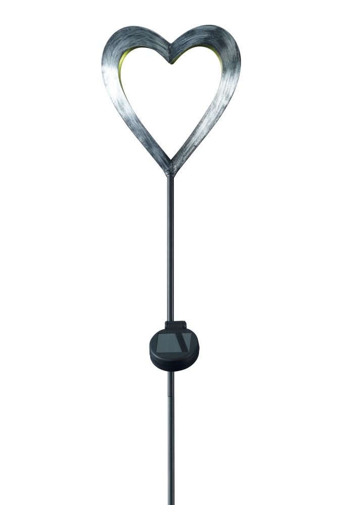 I-Glow LED-Solar-Vintage Leuchte - Herz