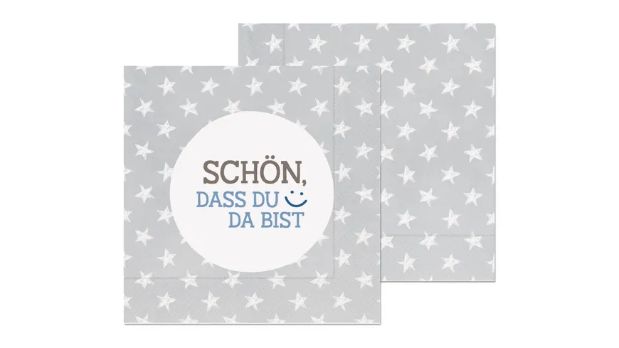 Geschenk für Dich Serviette Schön, dass du da bist