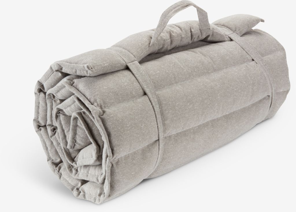 STOREHOLM garden lounger with STOREHOLM cushion, light gray