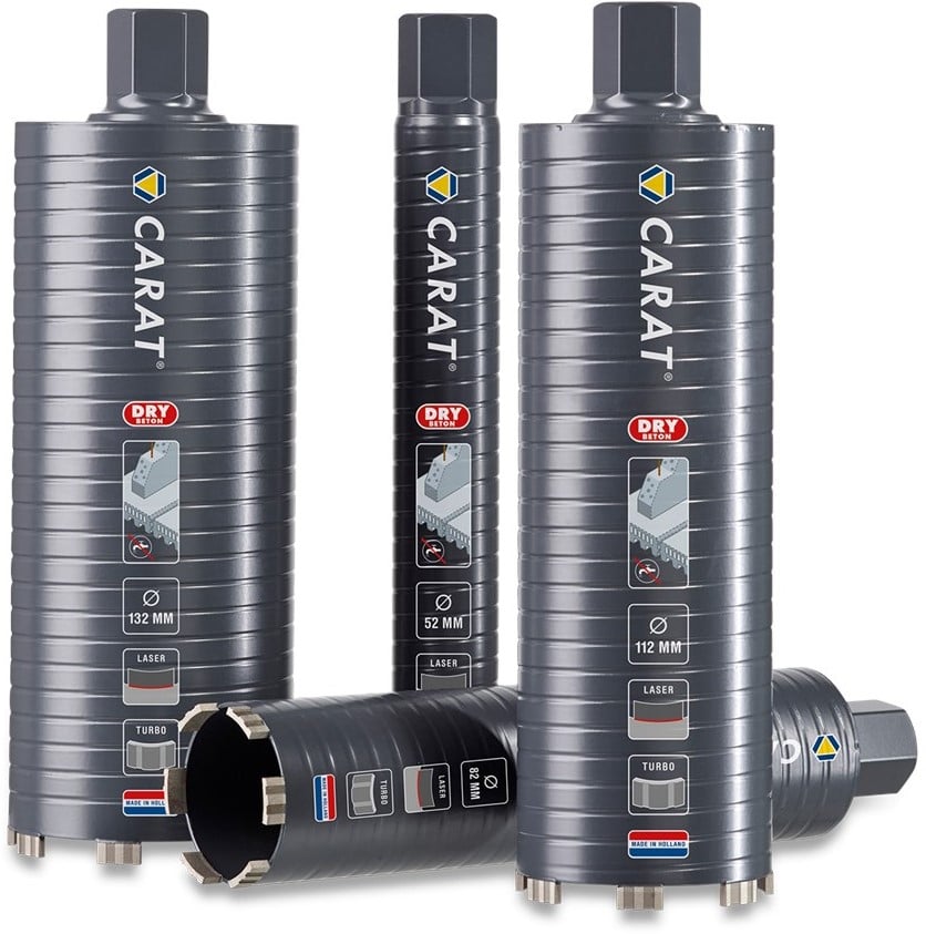Carat ED06230020 laserski diamantni sveder za suho vrtanje v betonu Ø 62x300x5/4