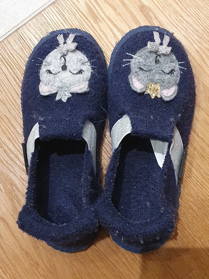 Nanga shoes Hausschuhe in Dunkelblau günstig kaufen 34