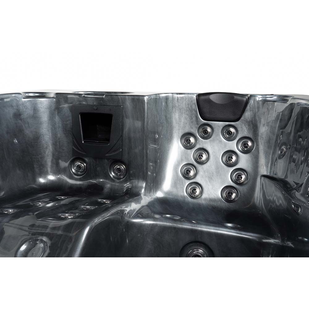 Home Deluxe Outdoor Whirlpool BLACK MARBLE