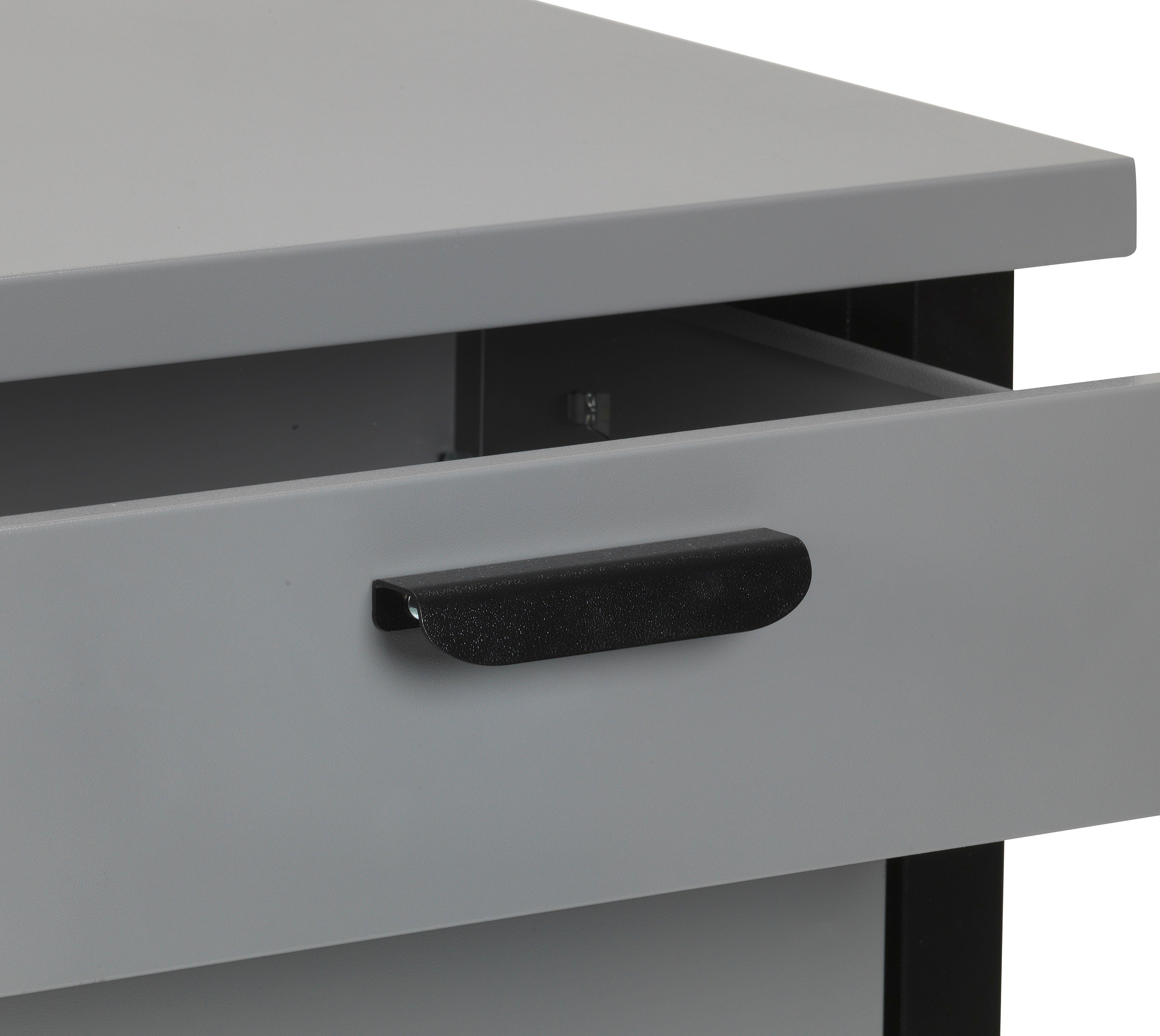 Profiwerk Werkbank Kiel, Breite 160 cm, abschließbar, höhenverstellbar, robuste Arbeitsplatte