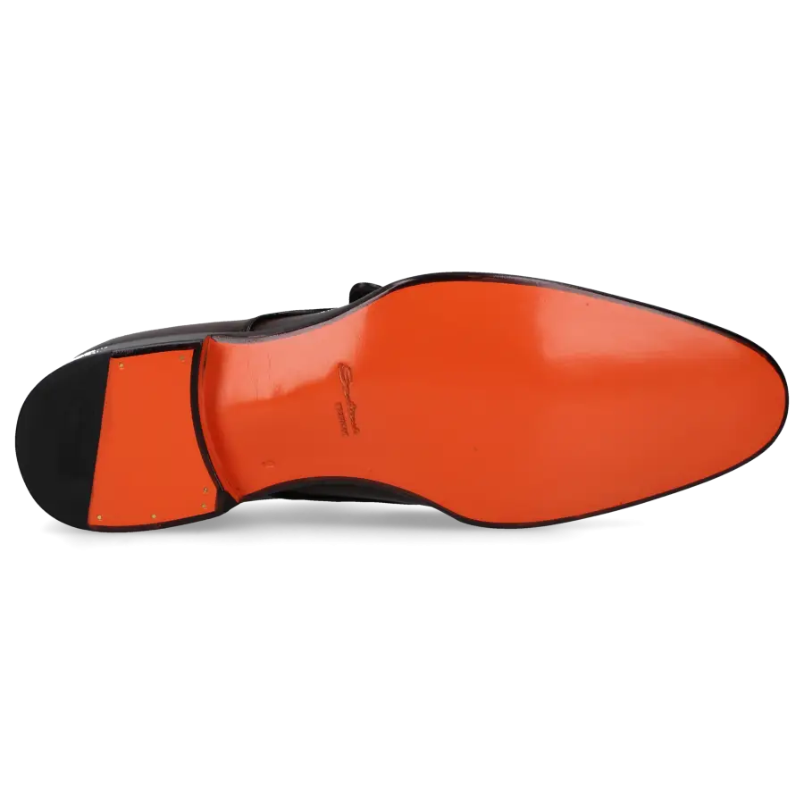 Santoni - Monk Schuhe 18710 Kalbsleder - braun