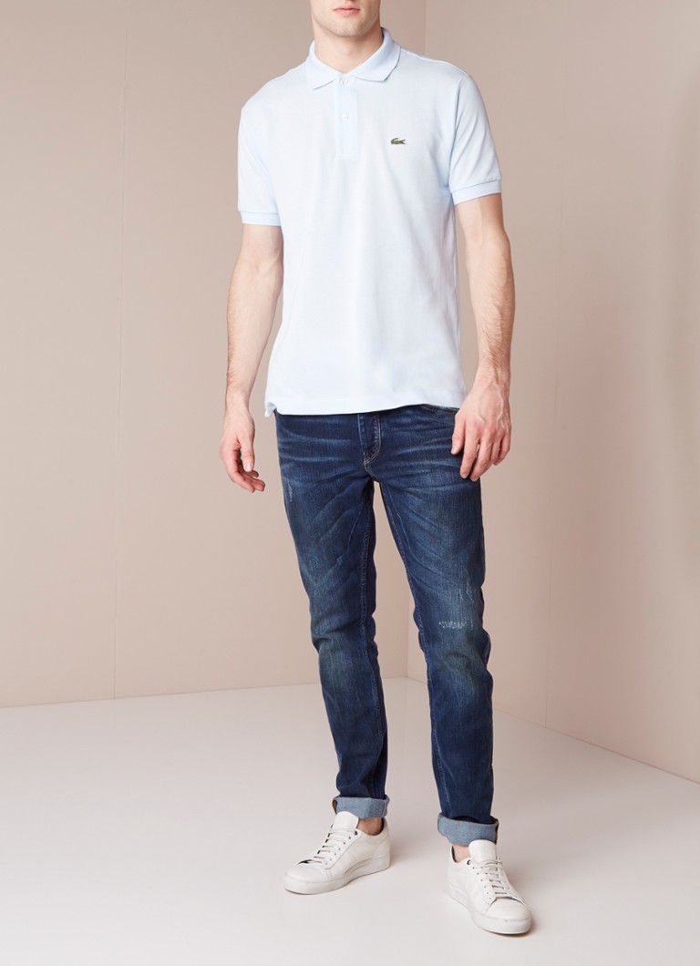 Tricou polo Lacoste cu croială regulată din bumbac piqué