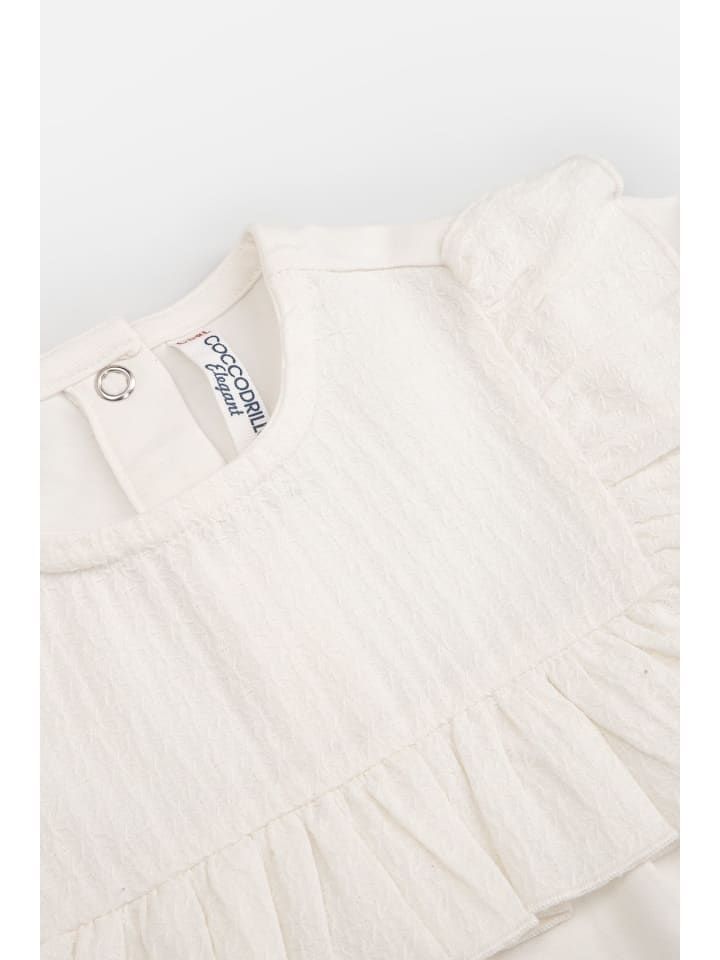 Coccodrillo Langärmeliges T-shirt in ecru günstig kaufen