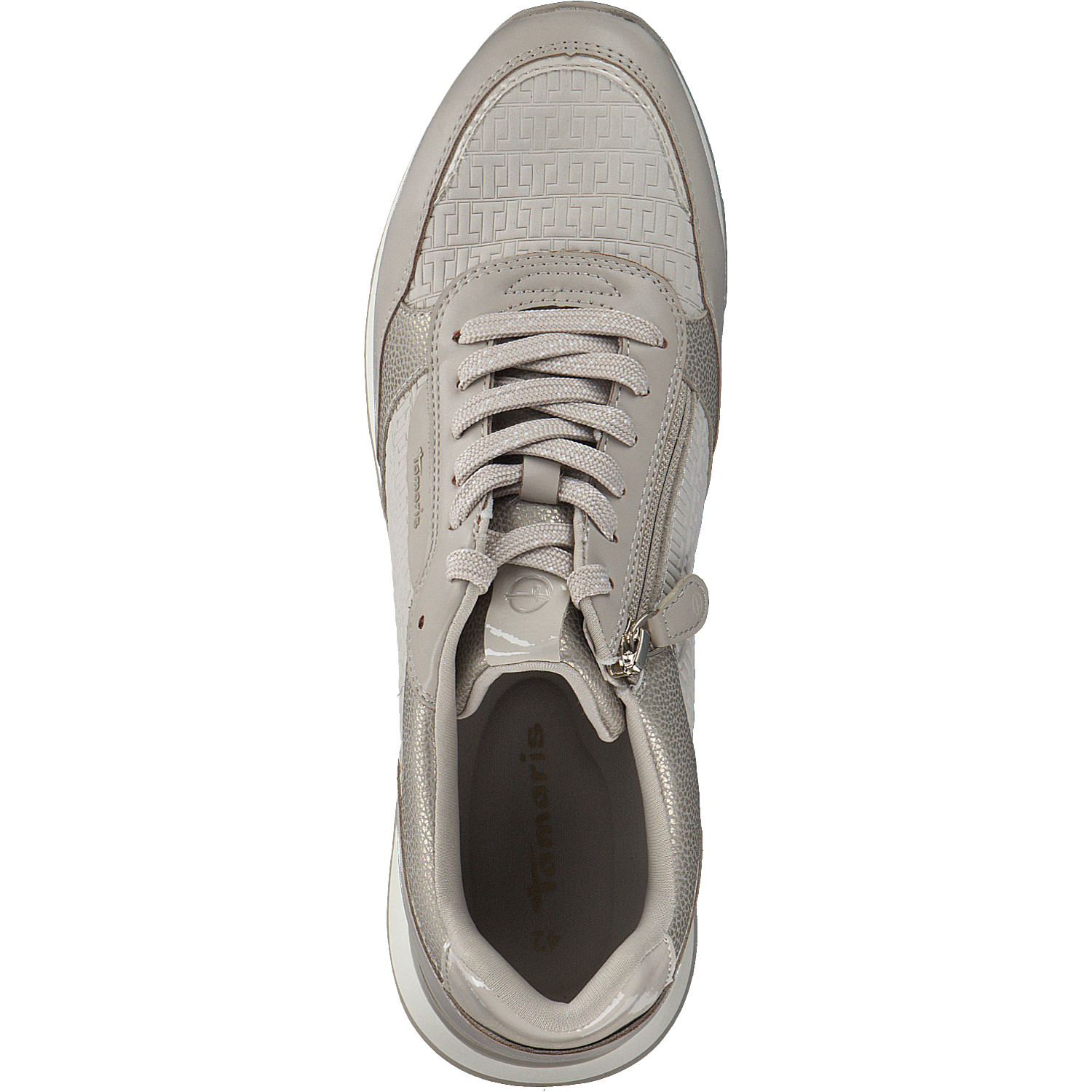 Tamaris 23752, Schnürschuhe, Damen, Beige