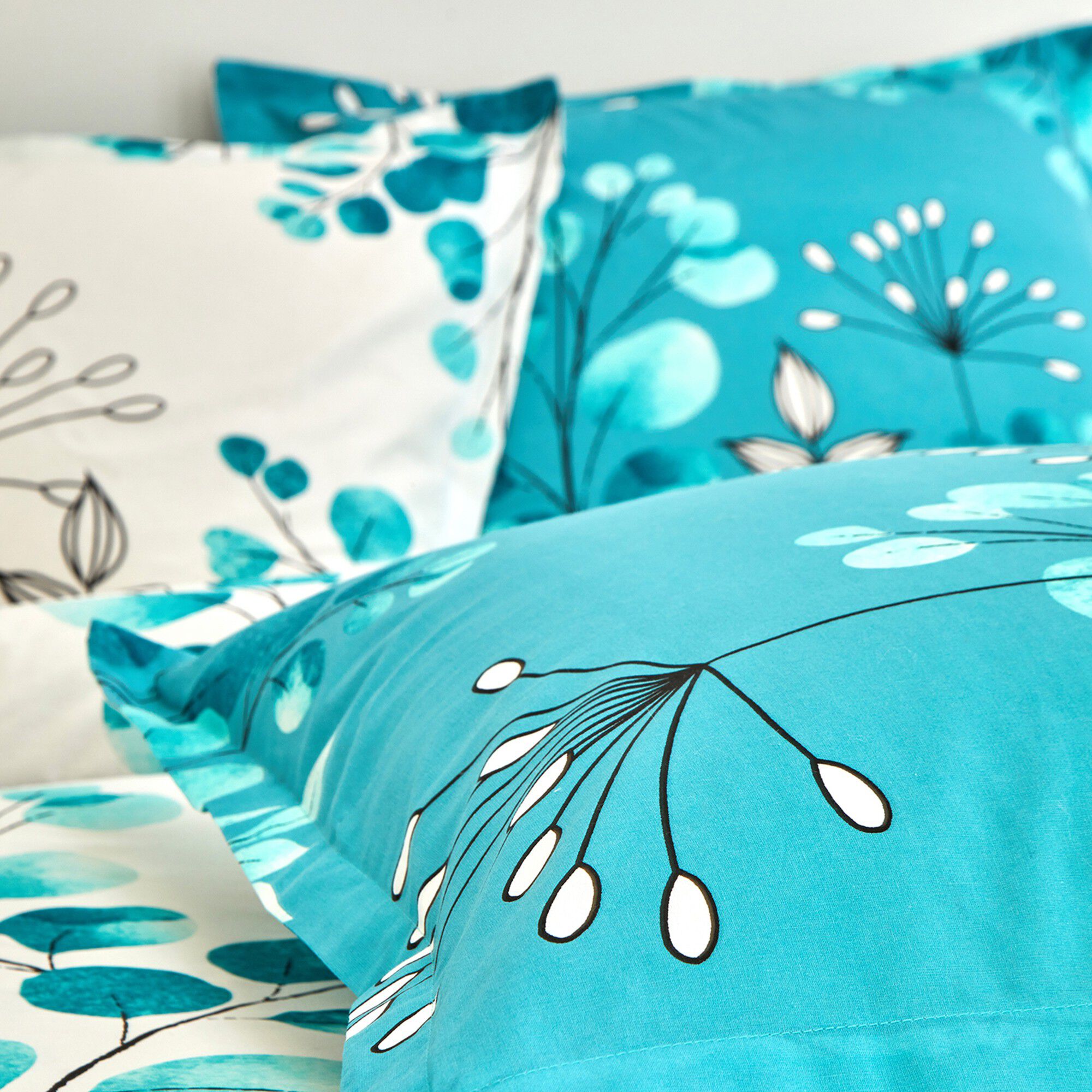 Linge de lit Danae en coton imprimé