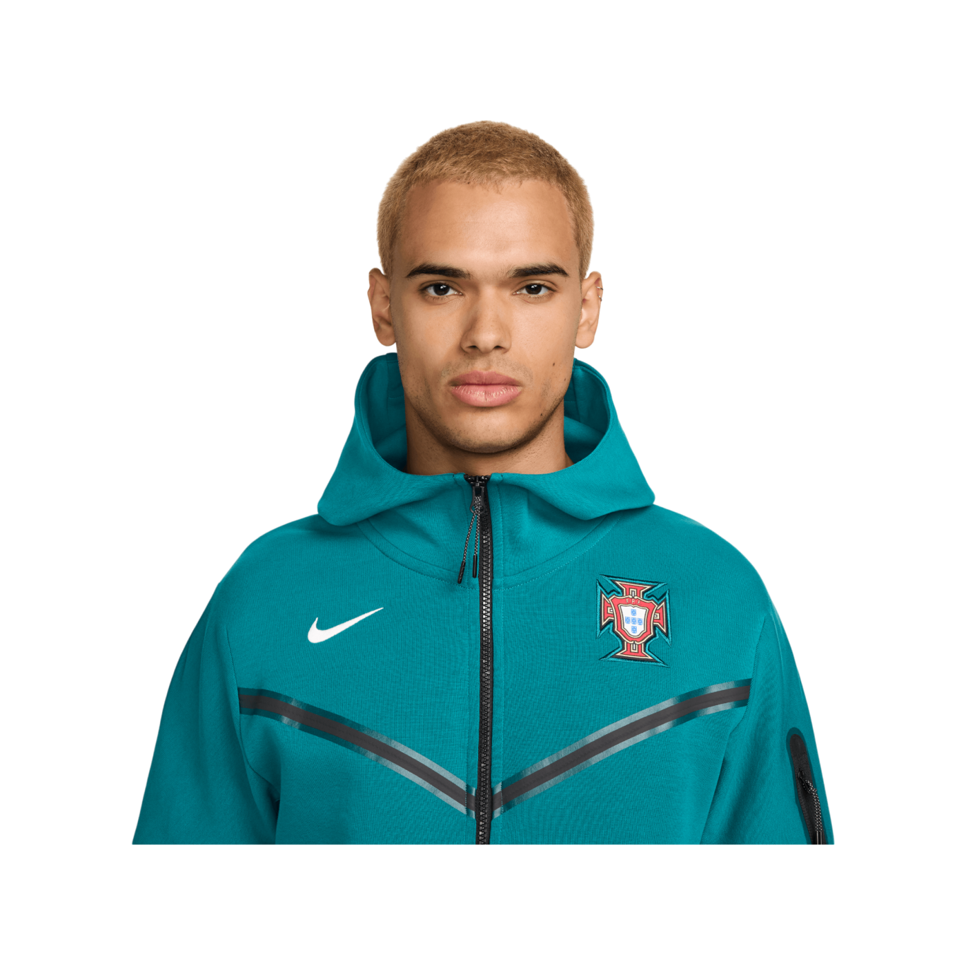 Nike Portugal Tech Fleece Hoody EM 2024 Grün F381