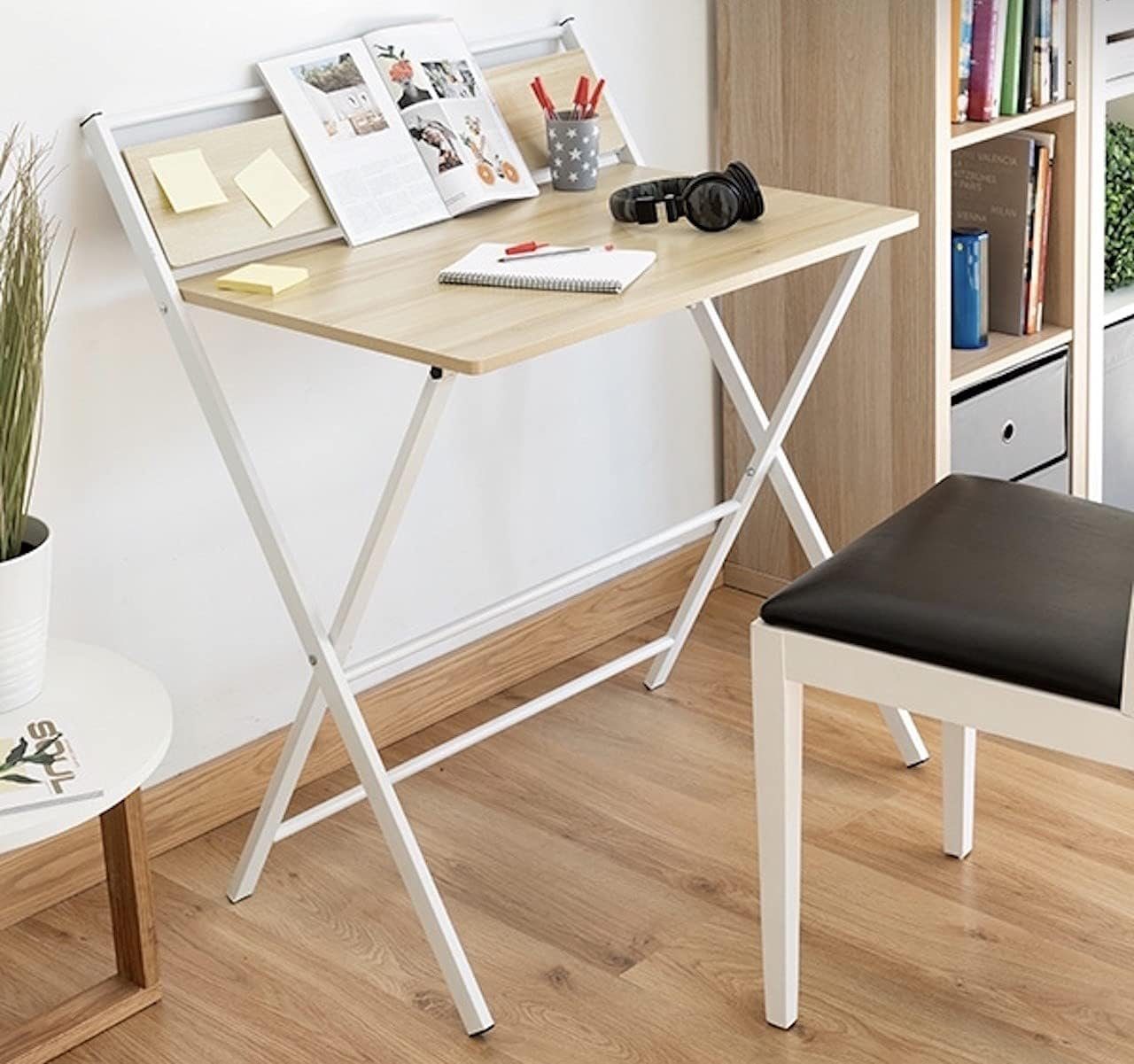 InnovaGoods Klapptisch klappbar mit Ablage,(1 St),Computertisch,Holz MDF
