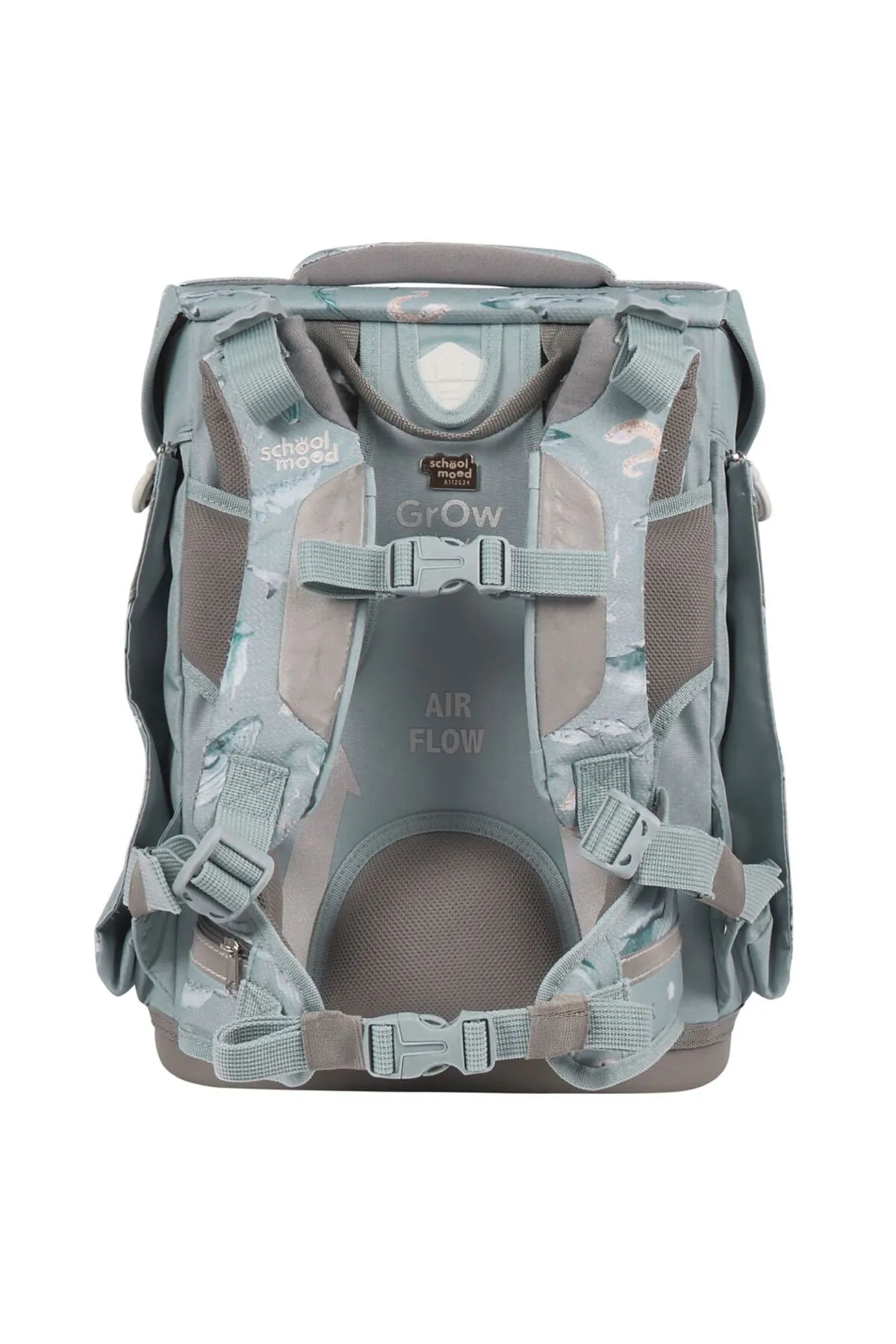 School Mood  Schulrucksack - Türkis - Unifarben