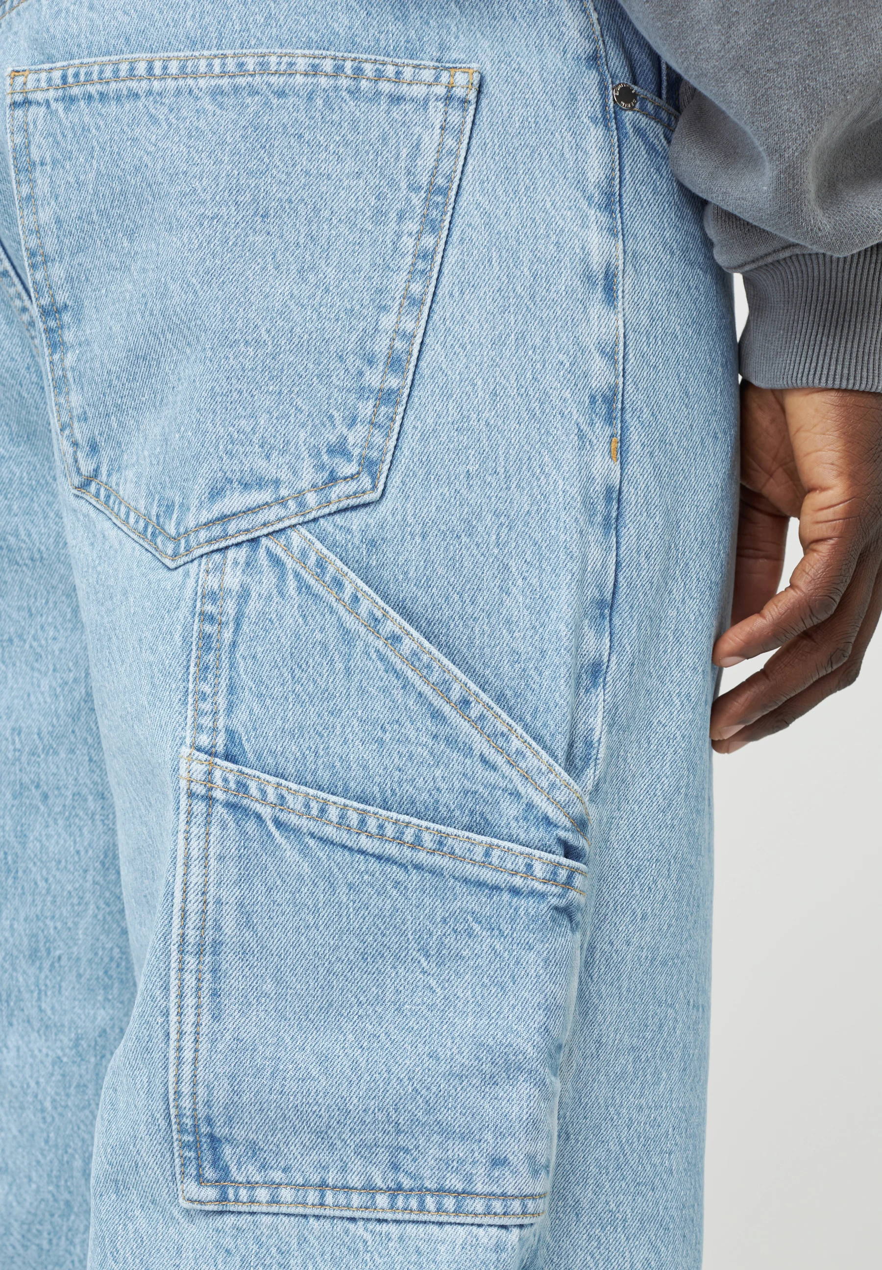 JEANS BAGGY CON LAZO EIGHTYFIVE - Vaqueros holgados