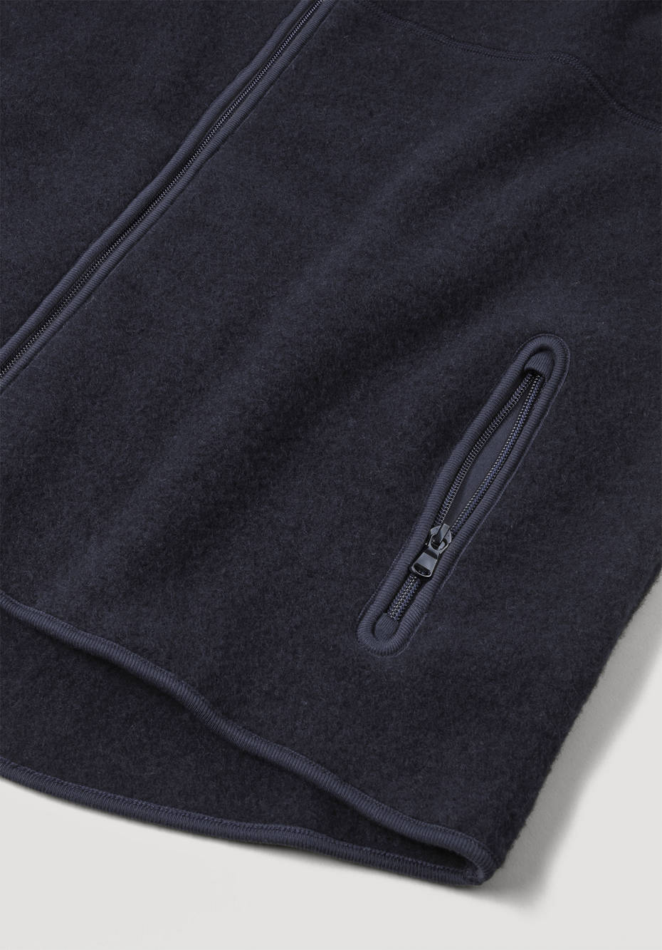 Wollfleece Jacke aus reiner Bio-Merinowolle