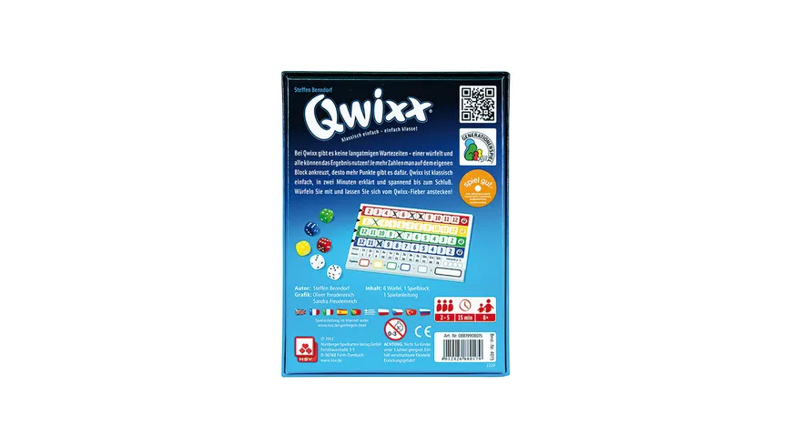 Nürnberger Spielkarten Verlag - Qwixx