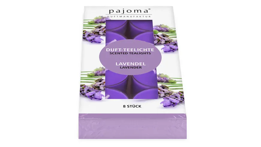 pajoma Teelichter Lavendel Lila