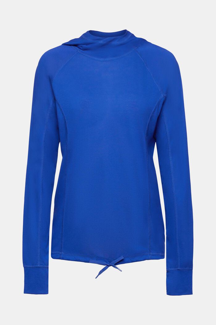 Longsleeve mit Kapuze, LENZING™ ECOVERO™
