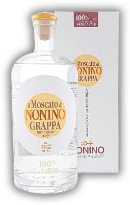 Nonino Grappa il Moscato Nonino Grappa il Moscato Elegant, aromatisch, weich und sinnlich. 0,7	 Liter - Vol 41%