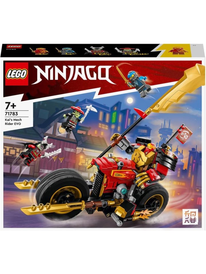 LEGO NINJAGO 71783 Kais Mech-Bike EVO in Mehrfarbig ab 7 Jahre günstig kaufen onesize