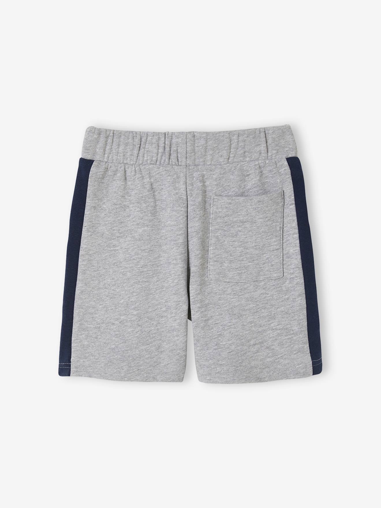 Vertbaudet Jungen Sport-Shorts - grau meliert